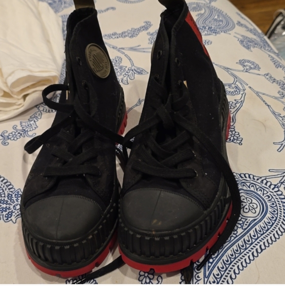👟🖤❤️Unisex Palladium Pallashock Supply Hi Sneakers, Men's 5.5,Women's 7❤️🖤👟 - Picture 3 of 7